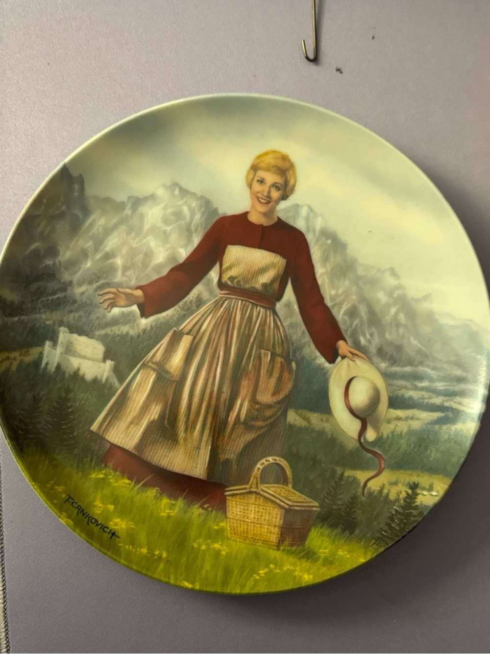 Knowles the sound of music collector plate 1986 plate number 9378F vintage